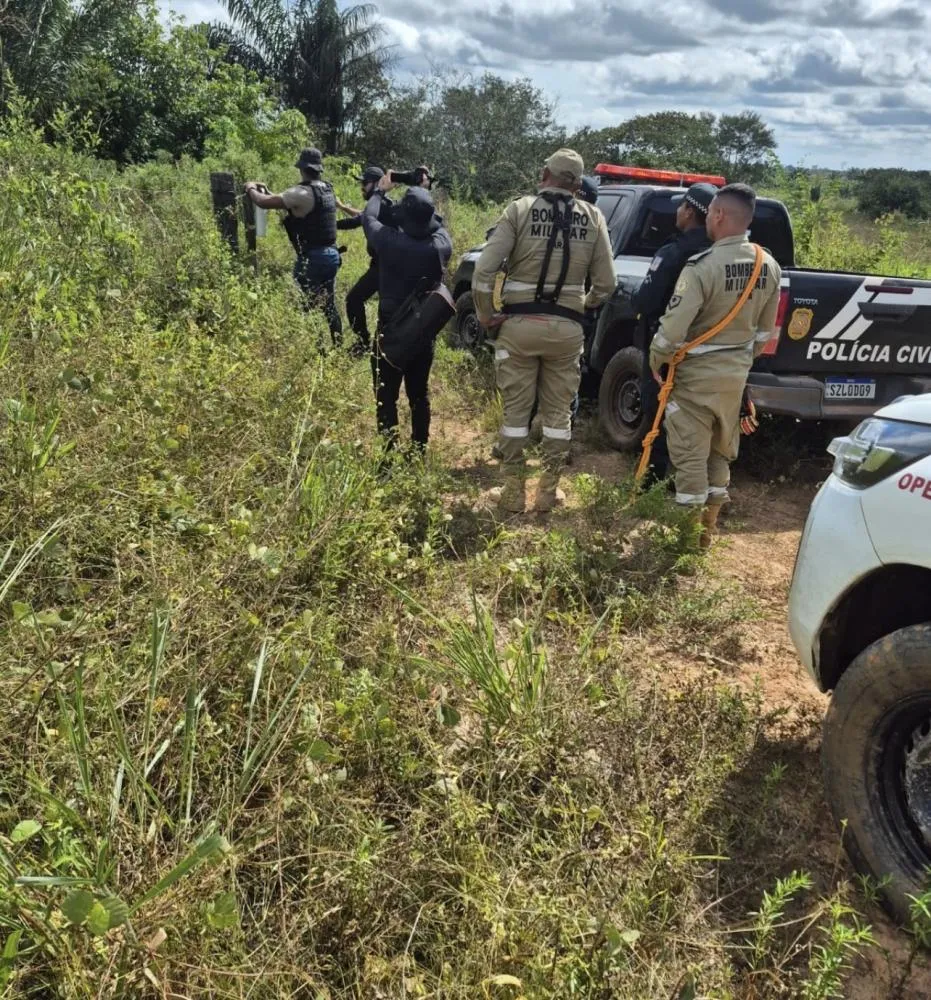 Forças de segurança realizam buscas por bebê desaparecido em fazendas de Eldorado do Carajás